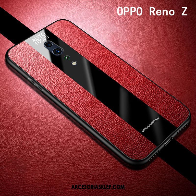 Futerał Oppo Reno 2 Z Czerwony Netto Anti-fall All Inclusive Szkło Hartowane Skórzany Futerał Pokrowce Sprzedam