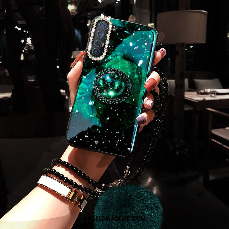 Futerał Oppo Reno 3 Pro Telefon Komórkowy Zielony Anti-fall Wysoki Koniec Jasny Etui Tanie