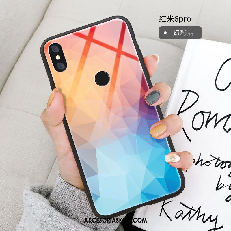 Futerał Redmi Note 6 Pro Lustro All Inclusive Kształt Diamentu Miękki Kolor Obudowa Tanie