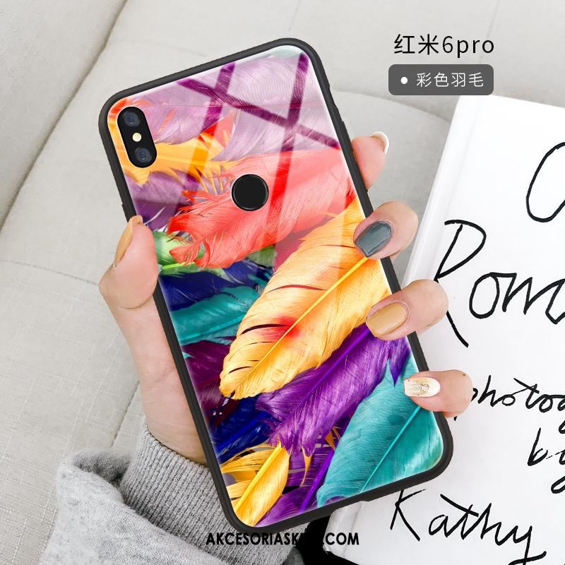 Futerał Redmi Note 6 Pro Miękki Piękny Czerwony Netto Lustro Telefon Komórkowy Pokrowce Kupię