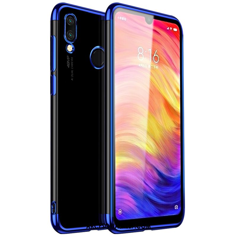 Futerał Redmi Note 7 Anti-fall Miękki Złoto Ochraniacz Mały Etui Sklep