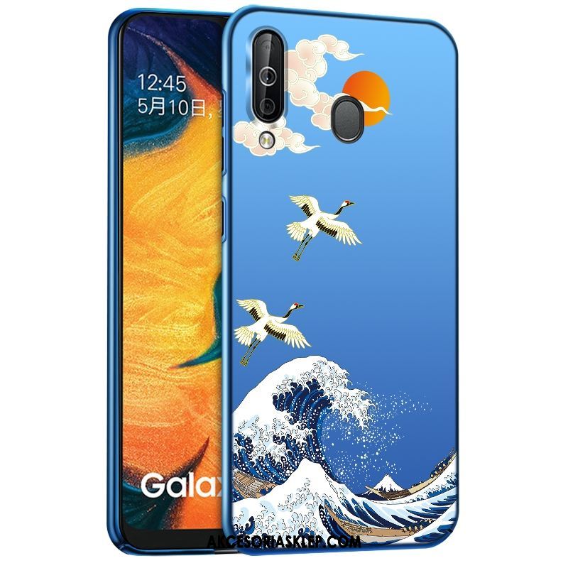 Futerał Samsung Galaxy A40s Trudno Telefon Komórkowy Anti-fall Moda Niebieski Pokrowce Tanie