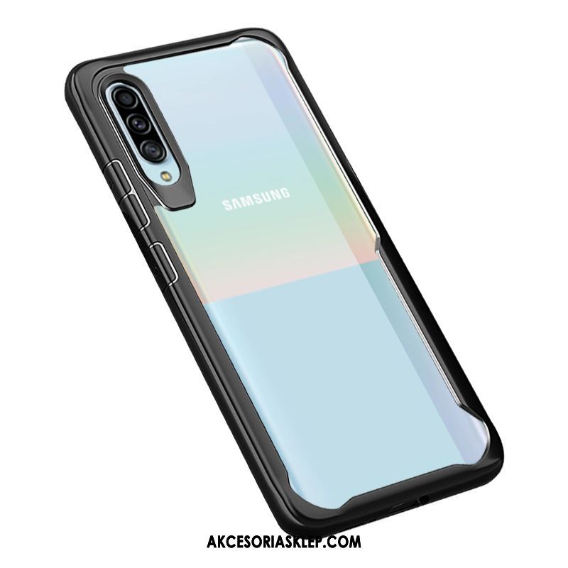 Futerał Samsung Galaxy A50s Przezroczysty Gwiazda Silikonowe Miękki Czarny Obudowa Sklep