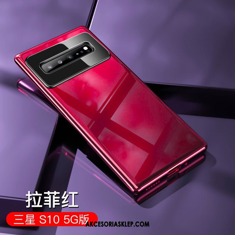 Futerał Samsung Galaxy S10 5g All Inclusive Proste Osobowość Czerwony Netto Telefon Komórkowy Etui Sprzedam