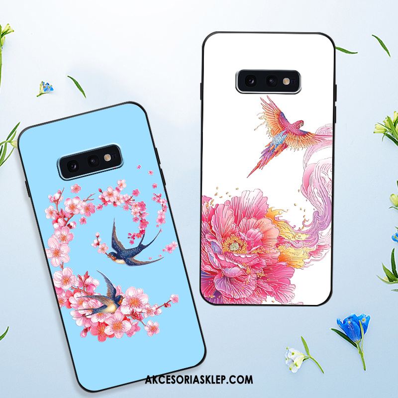 Futerał Samsung Galaxy S10e Relief Dostosowane Wysoki Koniec Silikonowe Czerwony Netto Etui Sklep