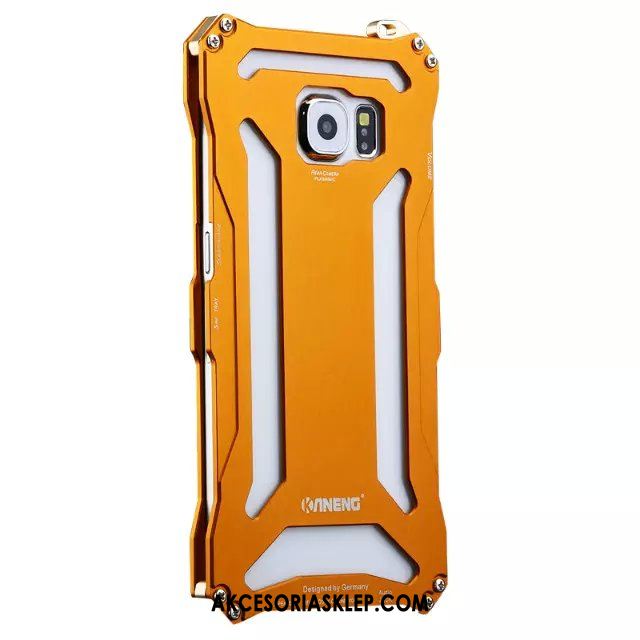 Futerał Samsung Galaxy S6 Żaba Metal Ochraniacz Pomarańczowy Telefon Komórkowy Pokrowce Sklep