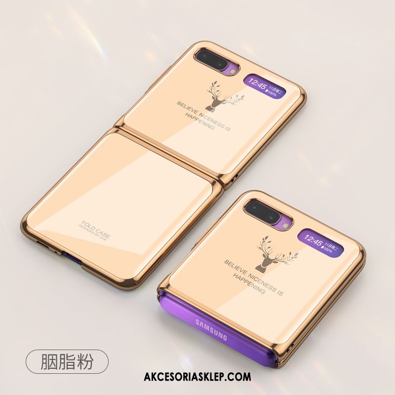 Futerał Samsung Z Flip Szkło Ochraniacz Kreatywne Luksusowy Składać Obudowa Tanie