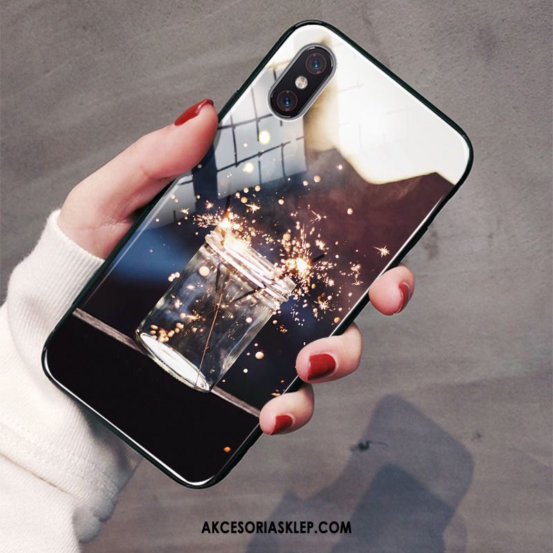 Futerał Xiaomi Mi 8 Pro Czarny Wzór Anti-fall Ochraniacz Piękny Etui Sklep