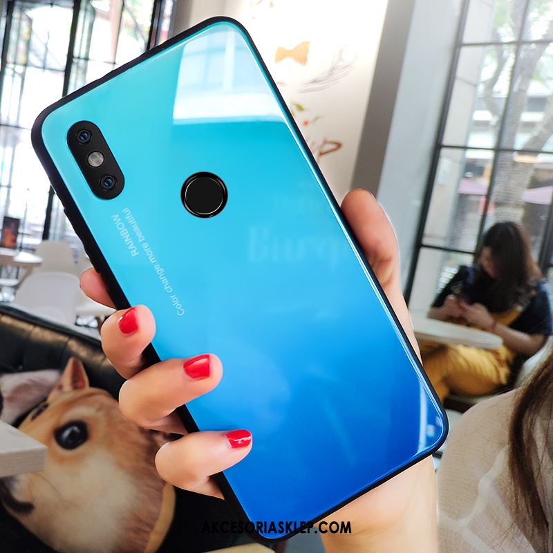 Futerał Xiaomi Mi 8 Pro Miękki Kolor Gradientu Mały Silikonowe Kolorowe Pokrowce Kup