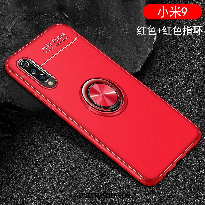 Futerał Xiaomi Mi 9 Ring Wspornik Magnetyzm Czerwony Silikonowe Obudowa Oferta