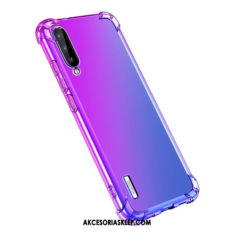 Futerał Xiaomi Mi A3 Miękki Anti-fall Gradient Mały Tęcza Etui Tanie