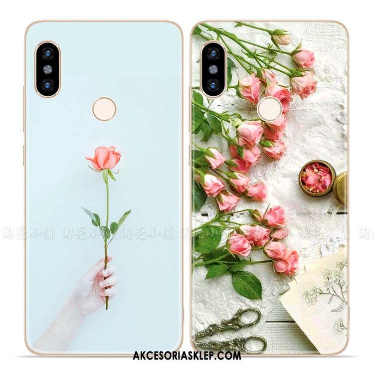 Futerał Xiaomi Mi Max 3 Telefon Komórkowy Proste Różowy Miękki Kwiaty Pokrowce Online