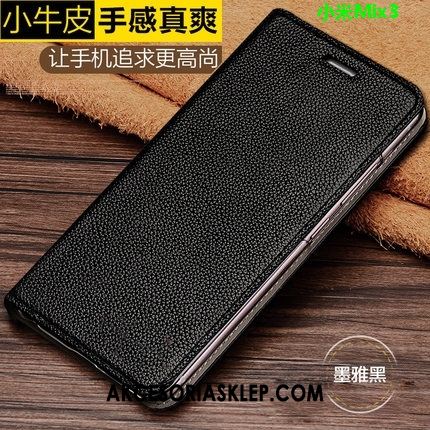 Futerał Xiaomi Mi Mix 3 Wzór Czarny Ochraniacz Mały Telefon Komórkowy Obudowa Tanie