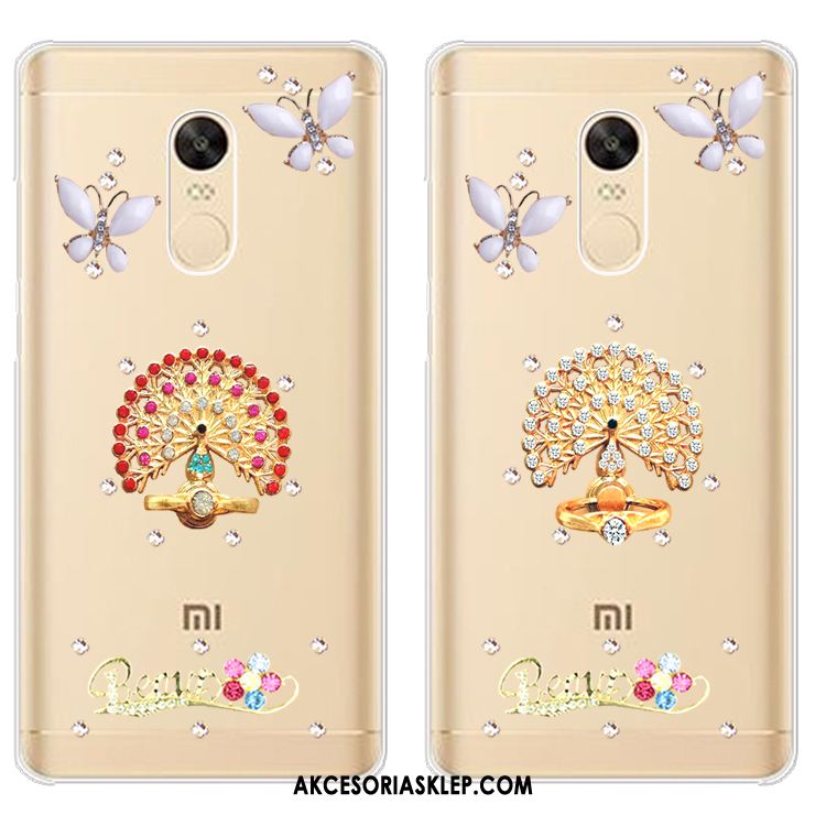 Futerał Xiaomi Redmi 5 Plus Ring Rhinestone Mały Ochraniacz Telefon Komórkowy Pokrowce Sklep