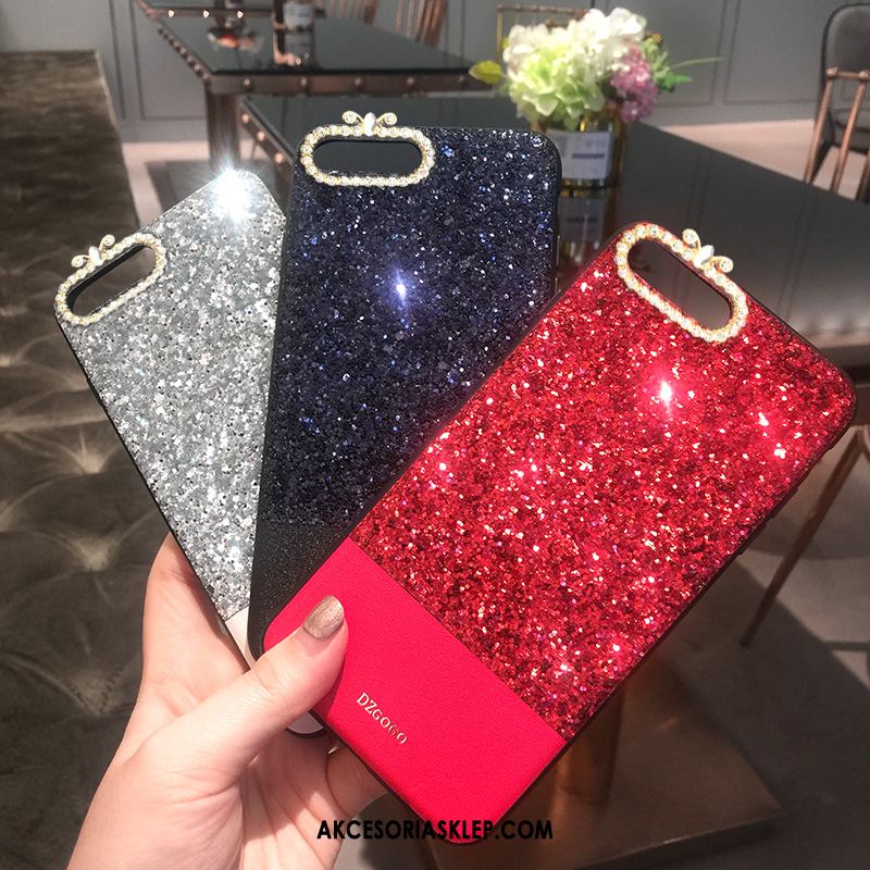 Futerał iPhone 8 Plus All Inclusive Rhinestone Ochraniacz Anti-fall Proszek Etui Dyskont