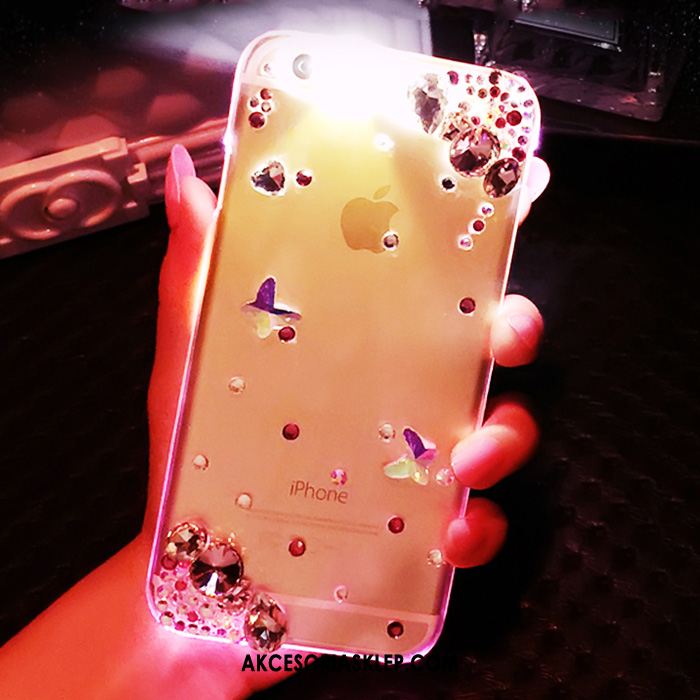 Futerał iPhone Se Rhinestone Luksusowy Kreatywne Telefon Komórkowy Przezroczysty Etui Tanie