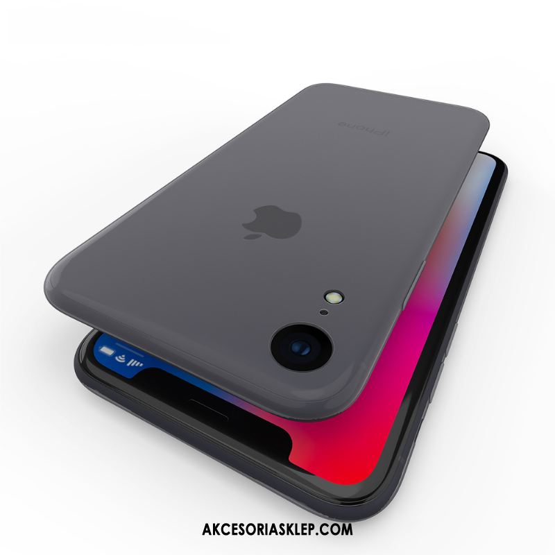 Futerał iPhone Xr Modna Marka Telefon Komórkowy Nubuku Jednolity Kolor Proste Etui Online