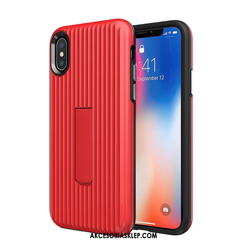 Futerał iPhone Xs Max Anti-fall Wspornik Silikonowe All Inclusive Miękki Pokrowce Sklep