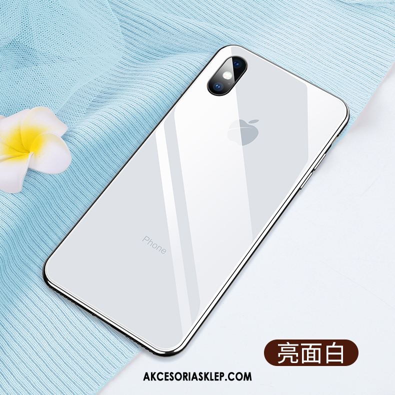 Futerał iPhone Xs Max Telefon Komórkowy Biały Modna Marka All Inclusive Anti-fall Obudowa Sklep