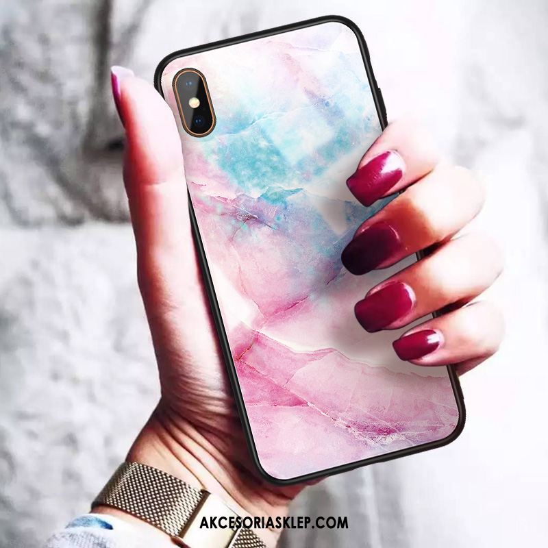 Futerał iPhone Xs Max Telefon Komórkowy Ochraniacz Duży Modna Marka Proste Pokrowce Sklep