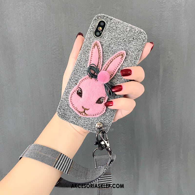 Futerał iPhone Xs Torby Kreatywne Telefon Komórkowy Płótno Różowe Etui Sklep