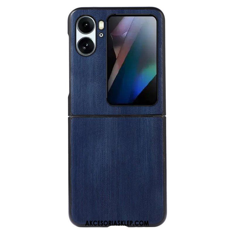 Futerały do Oppo Find N2 Flip Etui Folio Efekt Skóry