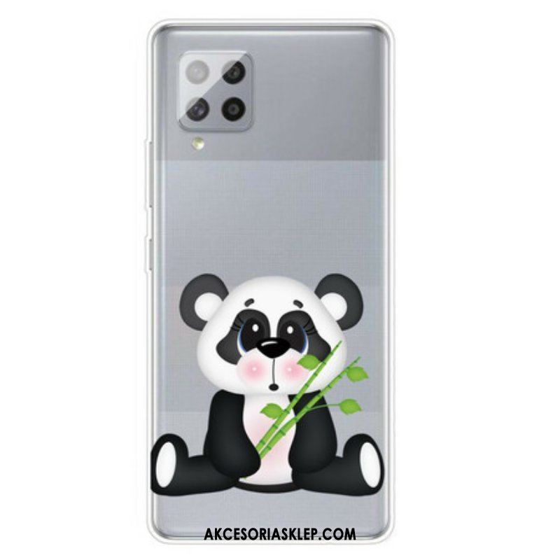 Futerały do Samsung Galaxy A42 5G Bezszwowa Smutna Panda