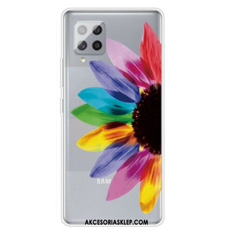 Futerały do Samsung Galaxy A42 5G Kolorowy Kwiat
