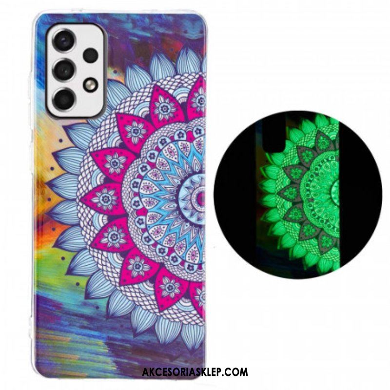 Futerały do Samsung Galaxy A53 5G Fluorescencyjna Kolorowa Mandala