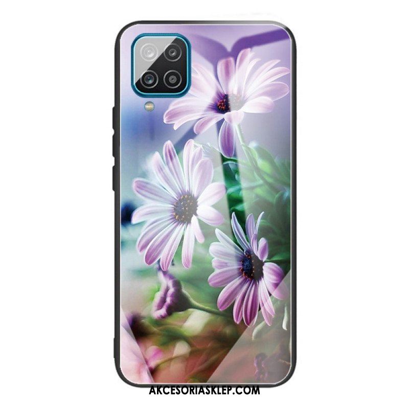 Futerały do Samsung Galaxy M32 Kwiaty Ze Szkła Hartowanego