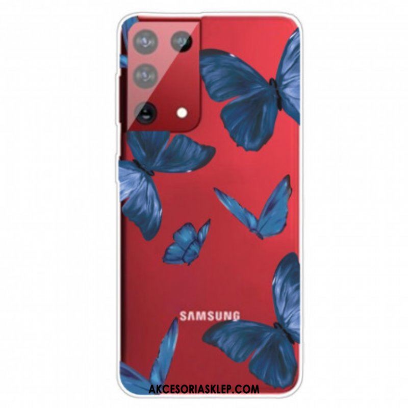 Futerały do Samsung Galaxy S21 Ultra 5G Dzikie Motyle