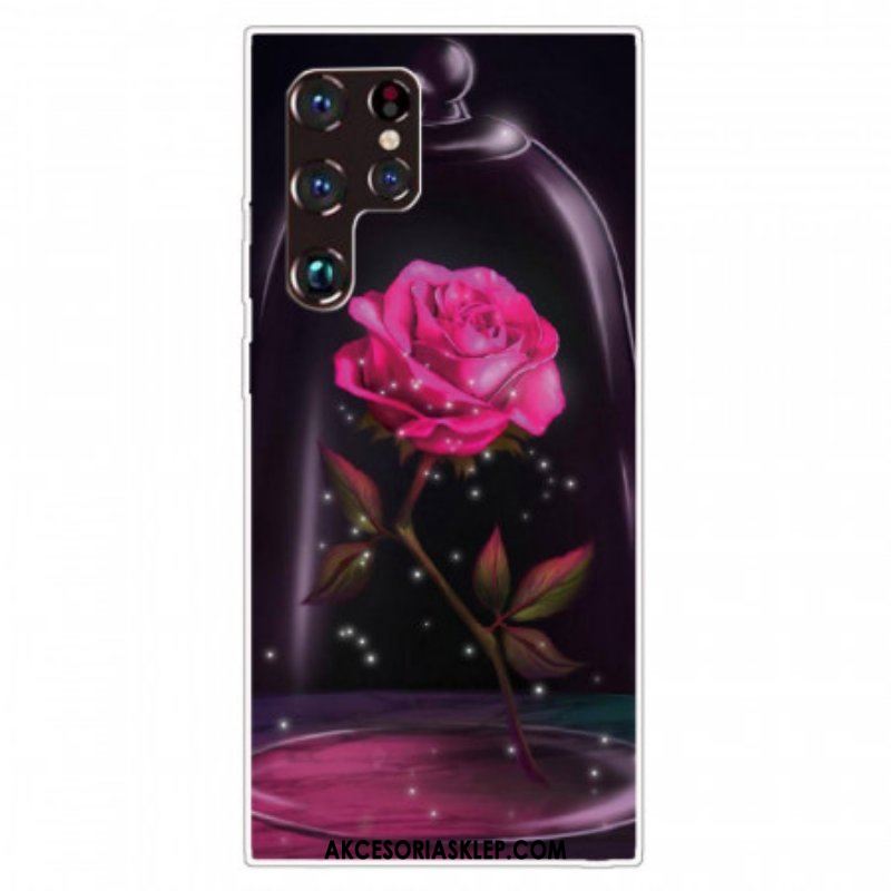 Futerały do Samsung Galaxy S22 Ultra 5G Magiczny Róż