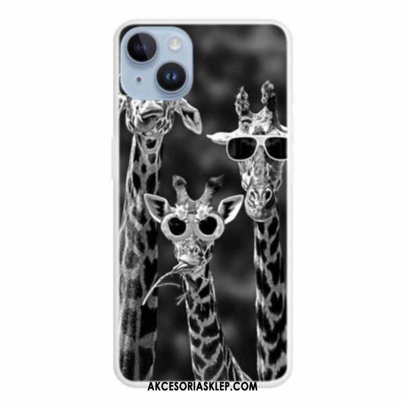 Futerały do iPhone 15 Plus Żyrafy Incognito