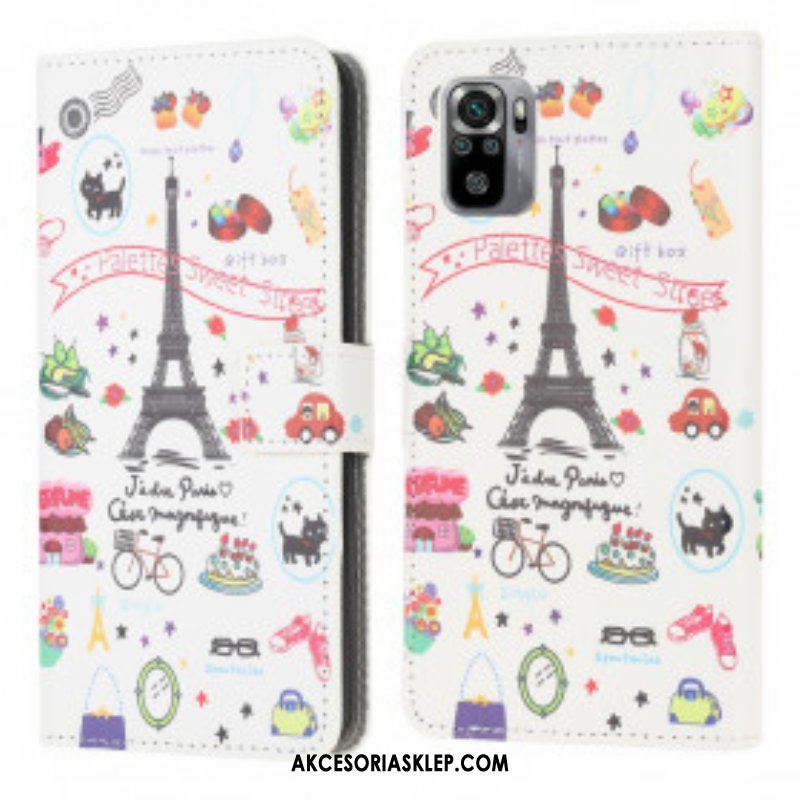 Obudowa Etui Na Telefon do Xiaomi Redmi Note 10 / 10S Kocham Paryż